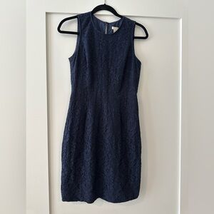 J.CREW navy blue Petite dress